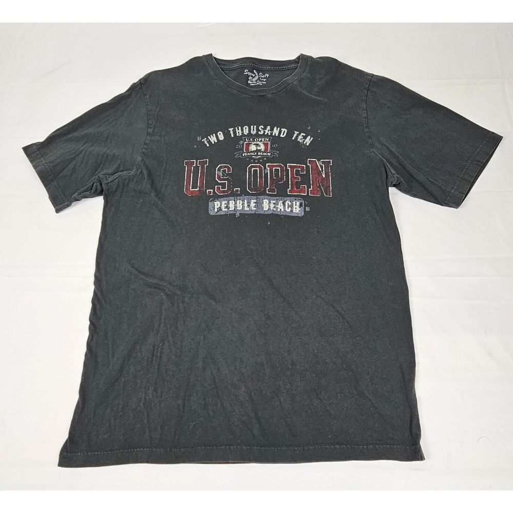 Gear‎ For Sports Pebble Beach T-Shirt Mens Large. 2010 Golf US Open Black Tee